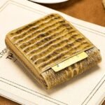 Men's leather crocodile patterned top layer cowhide - Image 11