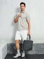 Men's Large Faux Leather Tote Bag – Stylish Business - Image 3