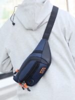 Men's Water-Resistant Crossbody Sling Bag, Multi-Way Wear - Image 4