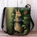Women's Easter Bunny Shoulder Bag Crossbody Bag - Vintage