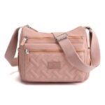 Women's Multi-Pocket Nylon Crossbody Bag – Lightweight - Image 7