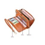 Women's RFID Blocking Faux Leather Wallet - - Image 6