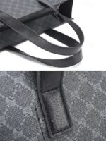 Men's Large Faux Leather Tote Bag – Stylish Business - Image 10