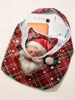 Women's Christmas Foldable Shopping Bag - Multiple Santa - Image 8