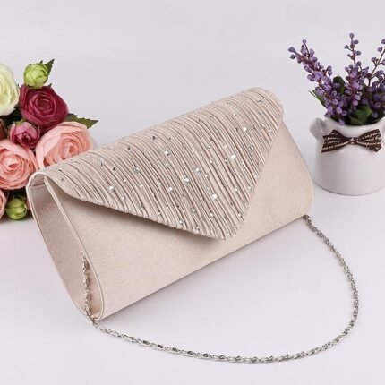 Women's Clutch Evening Bag Evening Bag Polyester Alloy