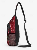 Men's Christmas Sling Bag - Polyester, Multi-Pattern - Image 6