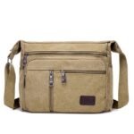 Men's Vintage Canvas Crossbody Messenger Bag – - Image 13