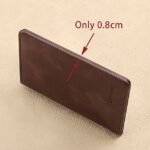 Men's Brown RFID Blocking Leather Bifold Wallet with ID - Image 4