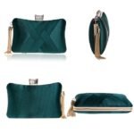 Women's Clutch Evening Bag Wristlet Clutch Bags Silk Party - Image 10