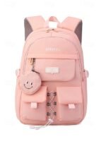 Waterproof Teen Girls Backpack with Pendant Coin Purse - Fashion - Image 3