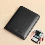 Men's Brown RFID Blocking Leather Bifold Wallet with ID - Image 14