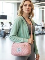 Women's Polyester Quilted Duffel Bag Set, Multiple Colors, - Image 3