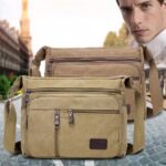 Men's Vintage Canvas Crossbody Messenger Bag – - Image 2