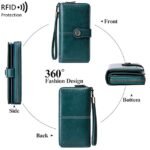 Men's Large Capacity RFID Blocking Cowhide Leather Wallet - Image 18