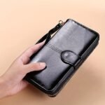 Women's RFID Blocking Faux Leather Wallet - - Image 11