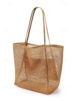 Women's Tote Shoulder Bags Mesh Shopping Casual Daily Beach - Image 6