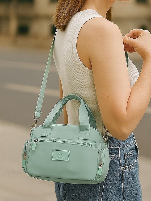 tfkygr1752748752344 Women's Water-Repellent Nylon Shoulder Bag – Lightweight - Image 1