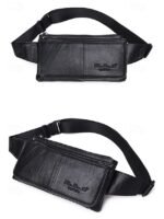 Men's Genuine Leather Waist Bag & Crossbody Sling, - Image 5