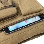 Men's Multi-Pocket Canvas Crossbody Messenger Bag – - Image 13
