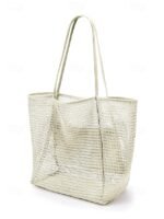 Women's Tote Shoulder Bags Mesh Shopping Casual Daily Beach - Image 11