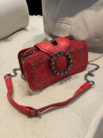 Women's Large Capacity Faux Leather Crossbody Bag with - Image 14