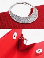 Women's Clutch Evening Bag Wristlet Polyester Party Wedding - Image 6