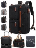 Men's Waterproof Multi-Function Laptop Backpack - Vintage