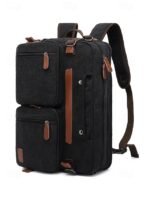 Men's Waterproof Multi-Function Laptop Backpack - Vintage - Image 19